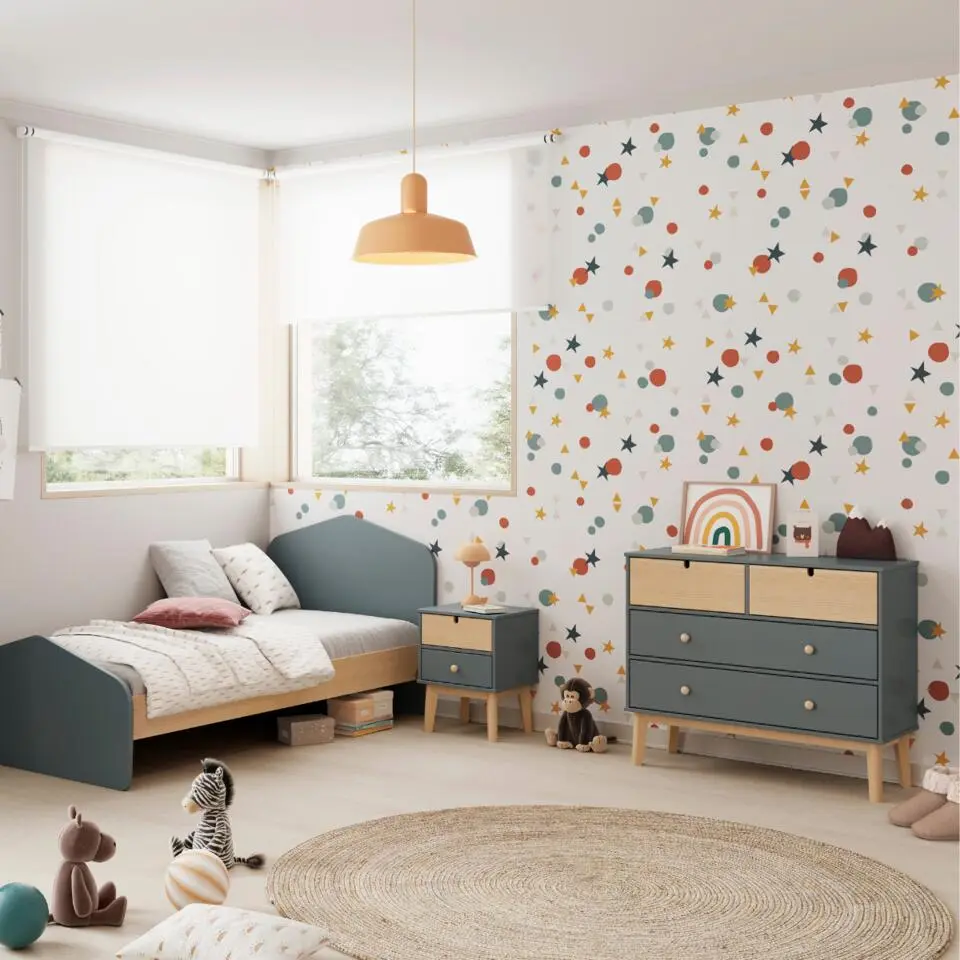 CALICOSY - LEONIE nachtkastje - 35x40x53,1 cm