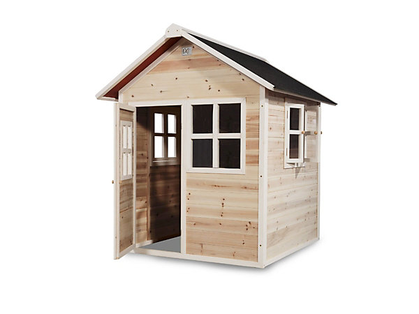 Maisonnette en bois pour enfants Loft 100 Naturel - Exit Toys