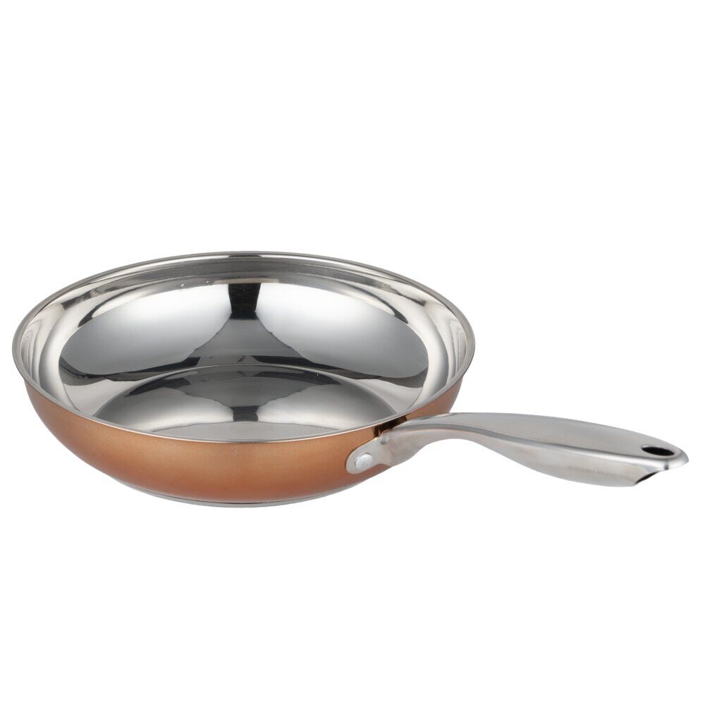 Poêle effet cuivre tous feux dont induction Ø24cm