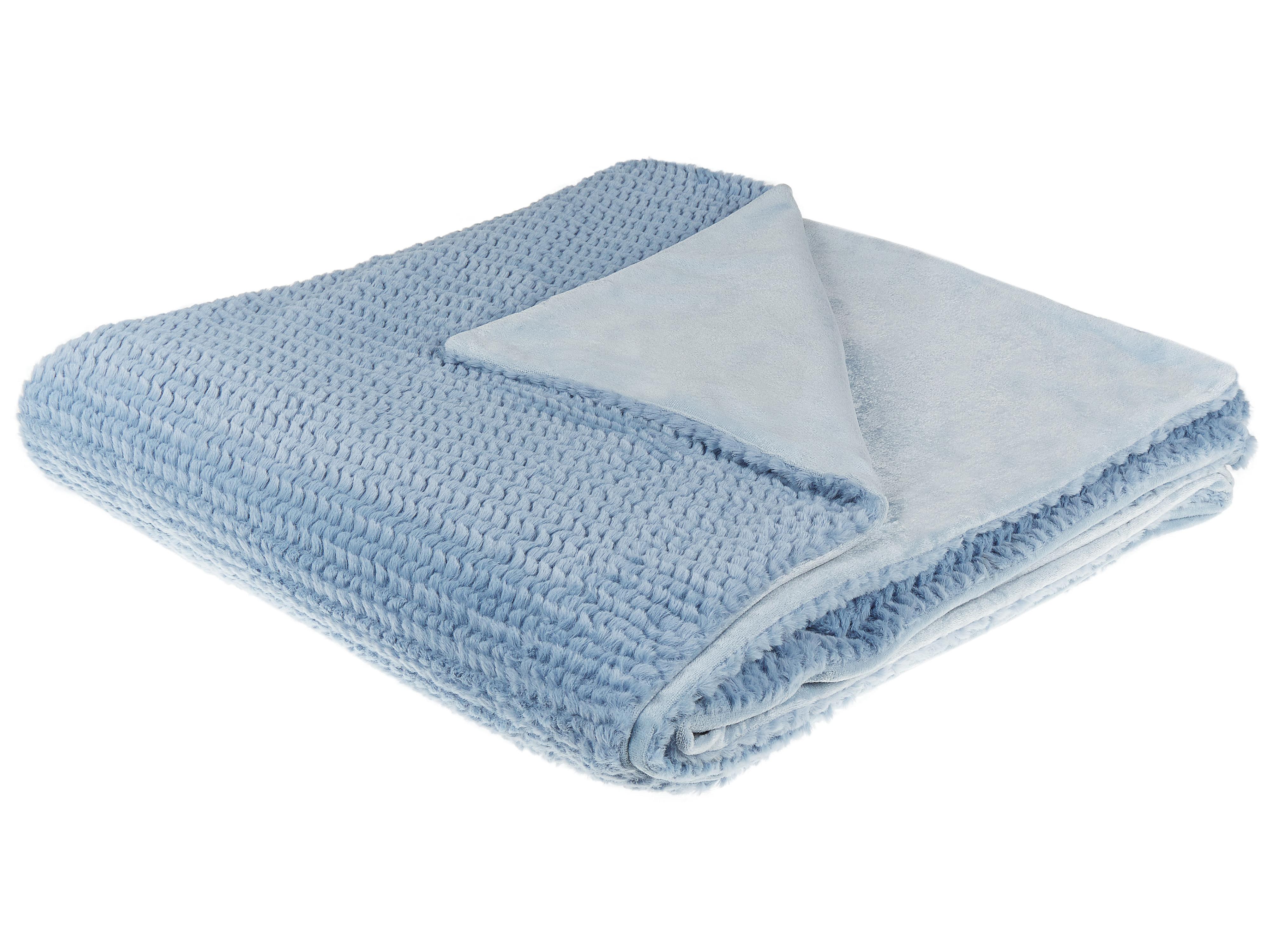 Blanket BJAS 200 x 220 cm Blue