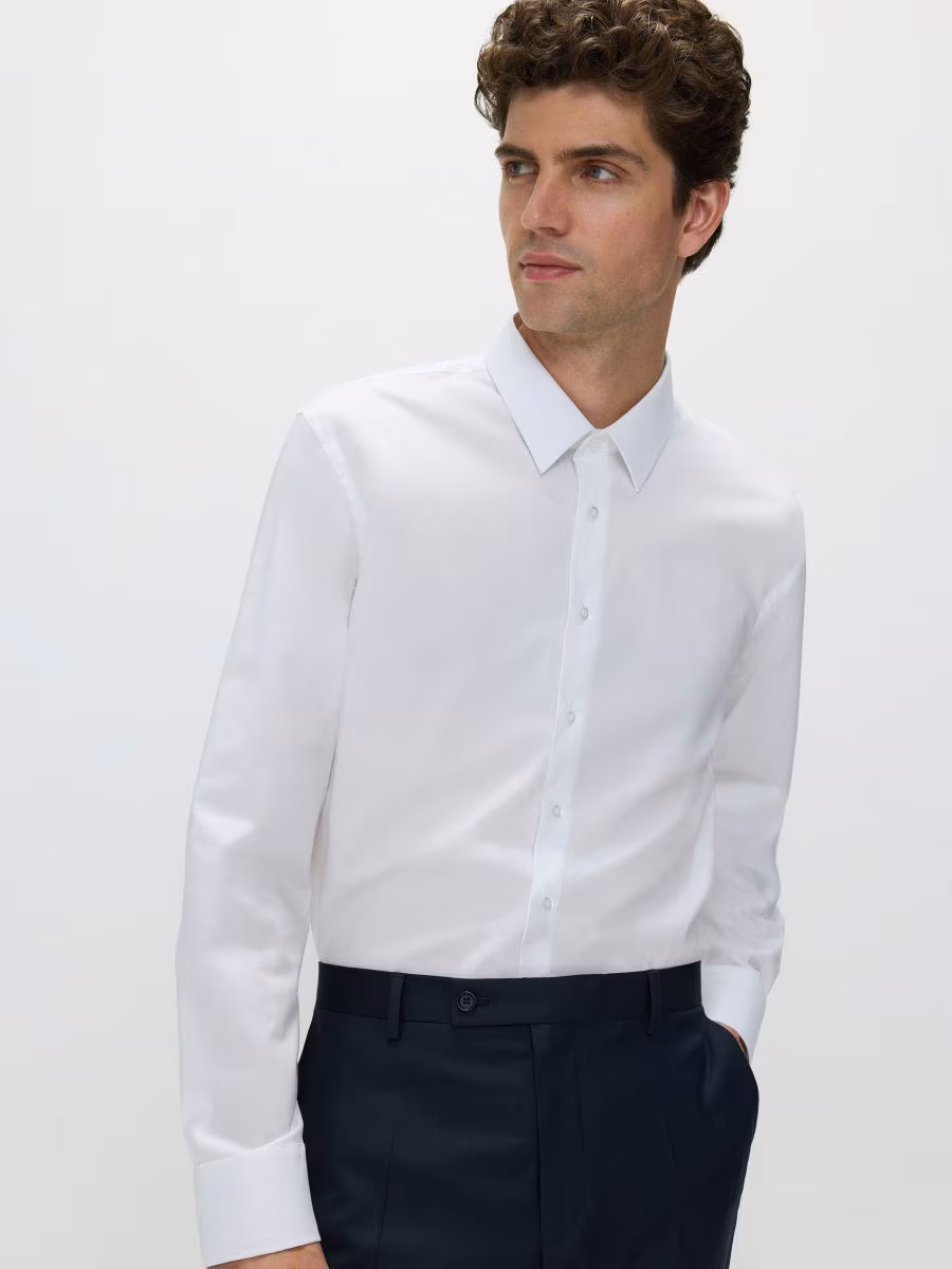 Slim Fit Cotton Rich Shirt