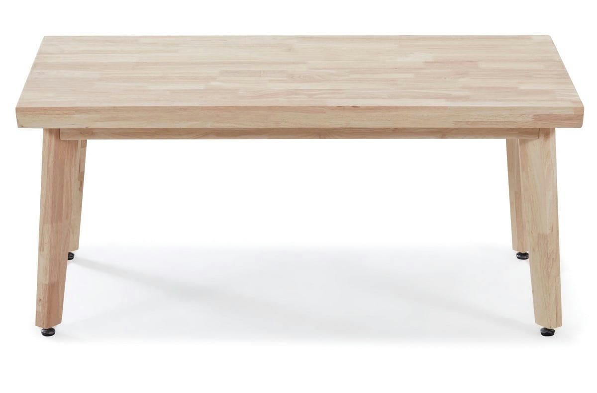 NORDIC - Table basse relevable bois clair L120