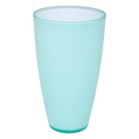 SZKLANKA PLASTIKOWA miętowa z polistyrenu 8,5 x 14,5 cm