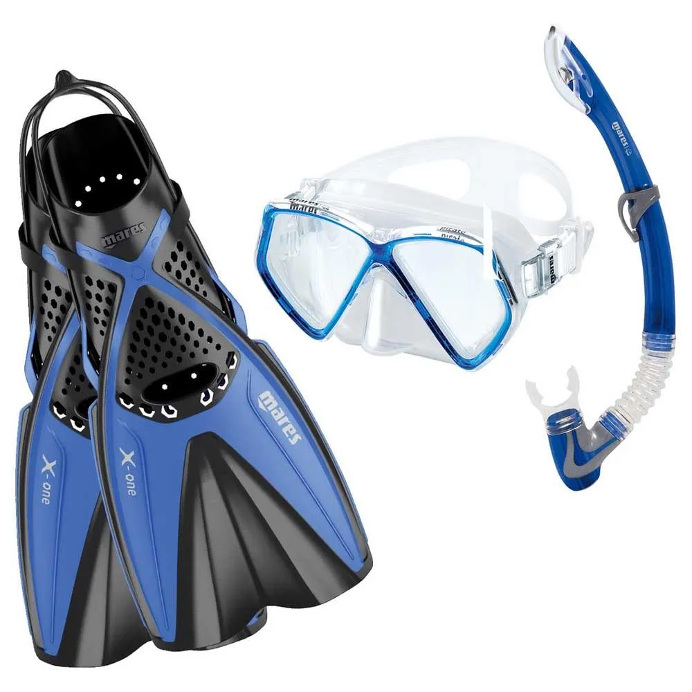 Mares Aquazone X One Pirate snorkeling set