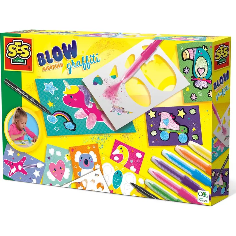 Bastelset Set bestehend aus verschiedenen Artikeln Blow airbrush graffiti