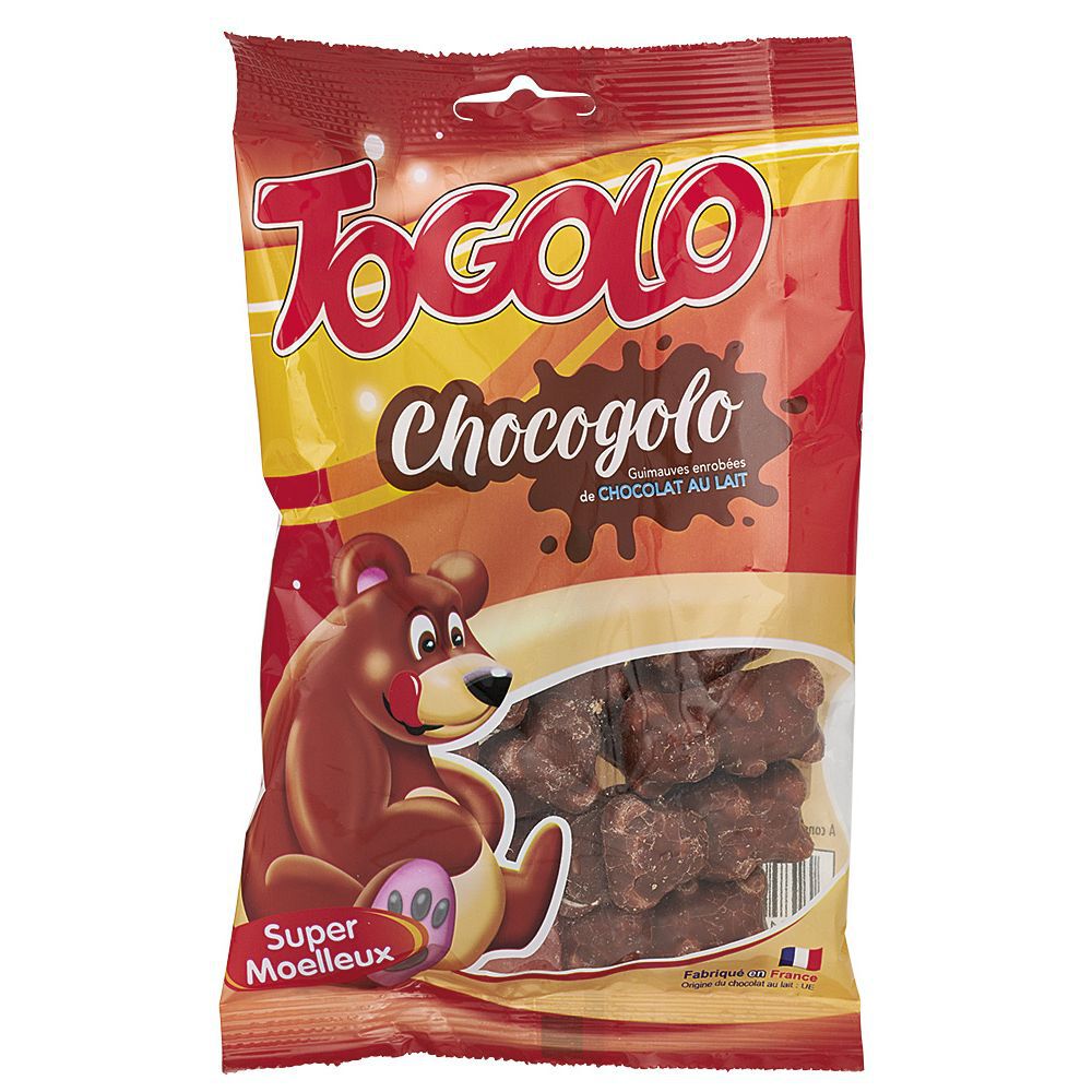 Ourson Chocogolo guimauve chocolat au lait 100g