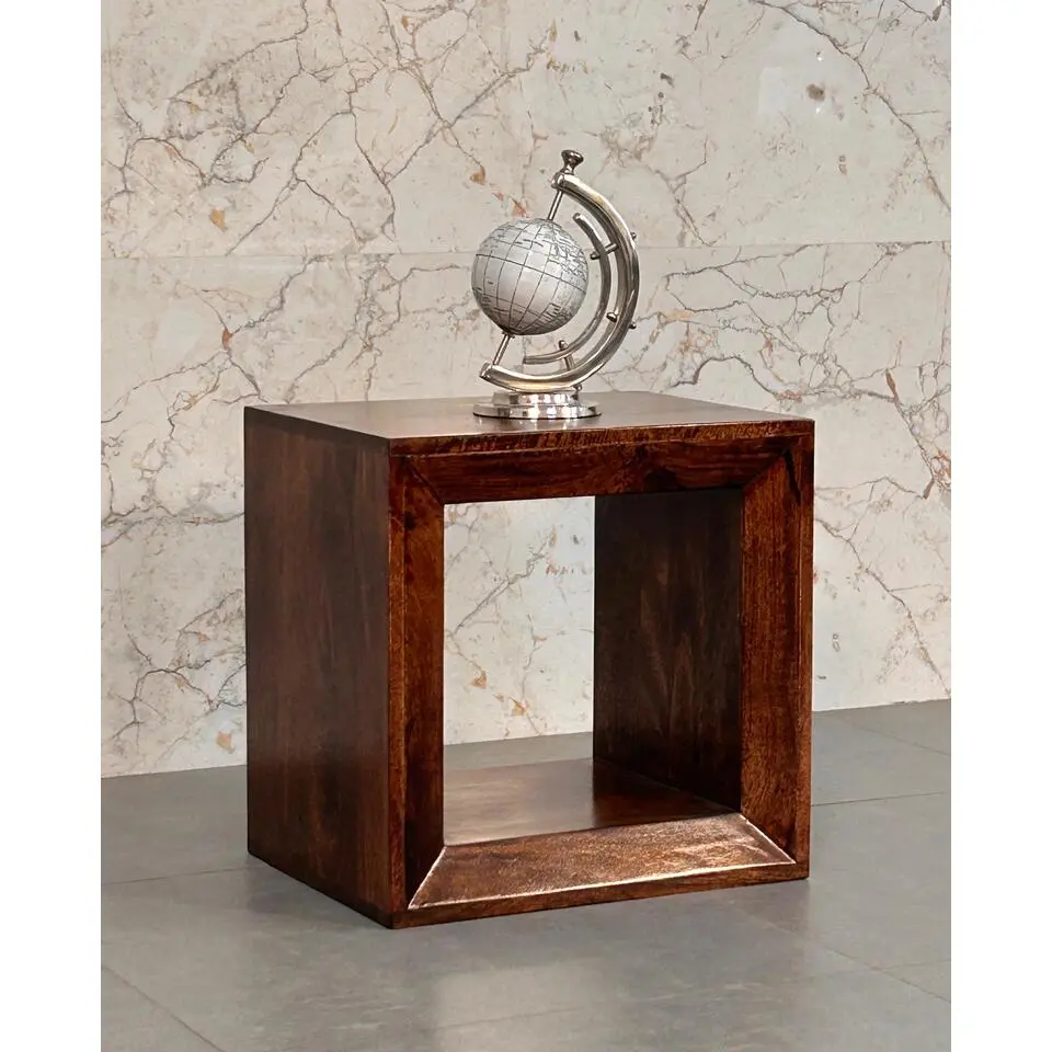 Artisan Furniture Massief Hout Solis Open California Walnut Bijzettafel