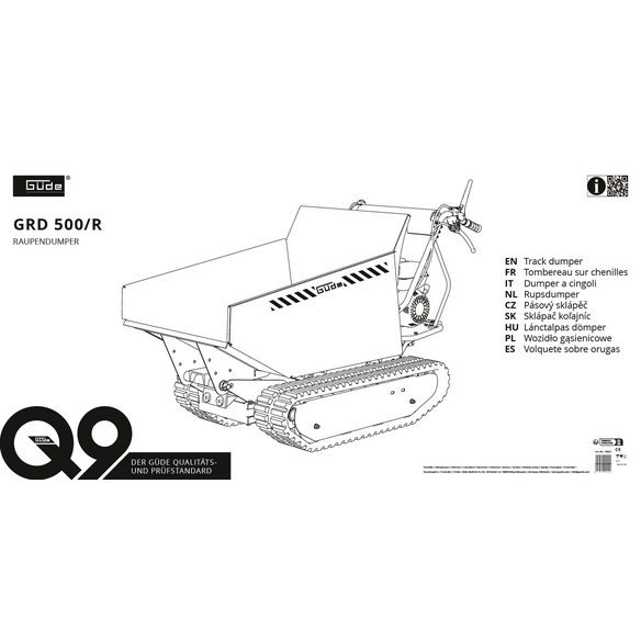 Raupendumper »GRD 500/R«, 196 cm³