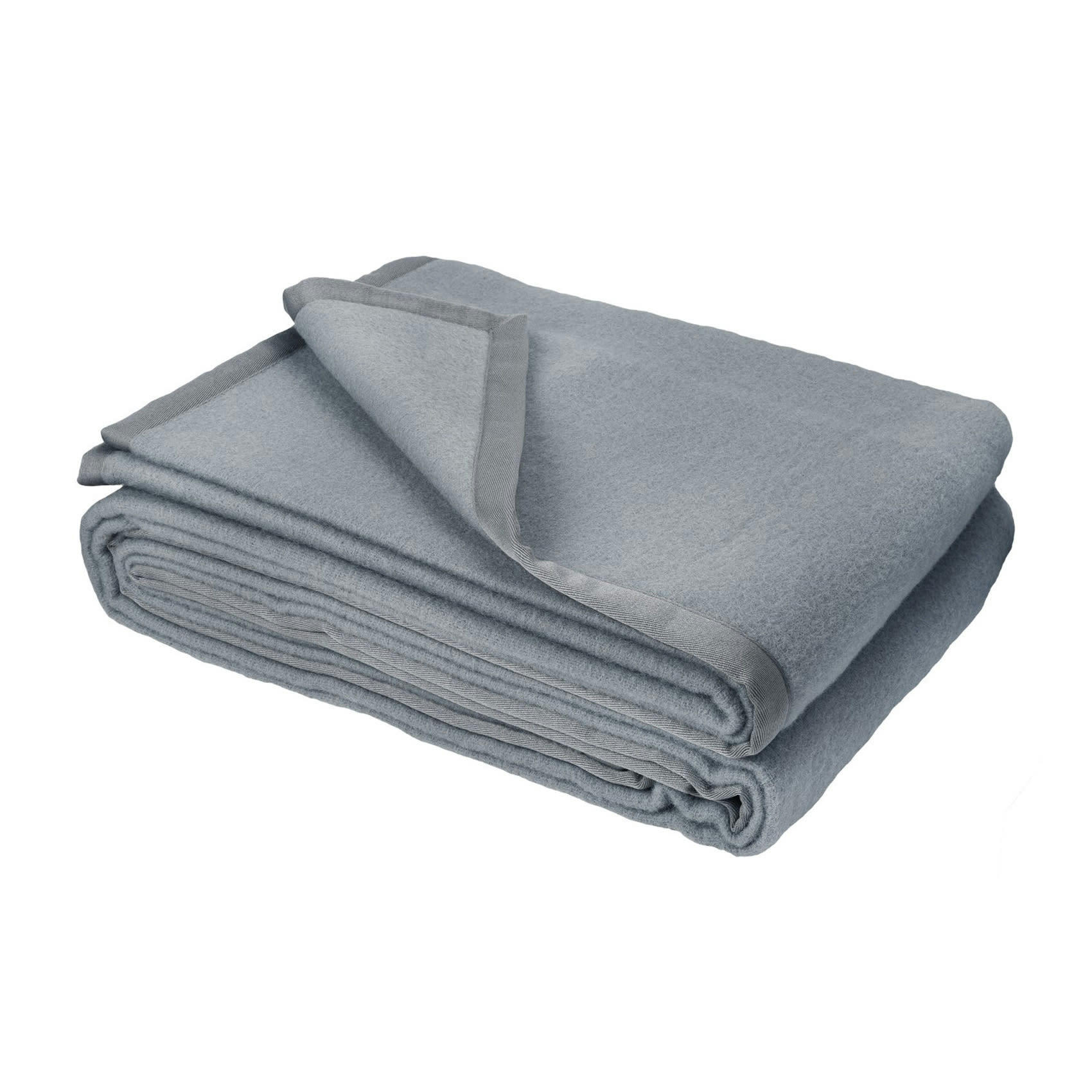 VICTORIA - Couverture unie en laine d