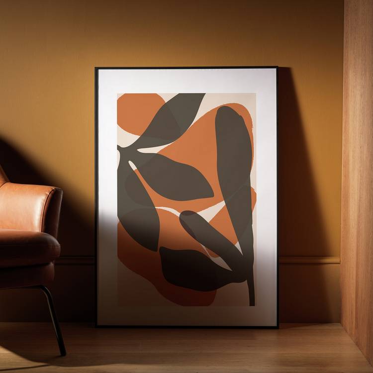 Habitat Aluminus Black Metal Picture Frame - 70X100cm