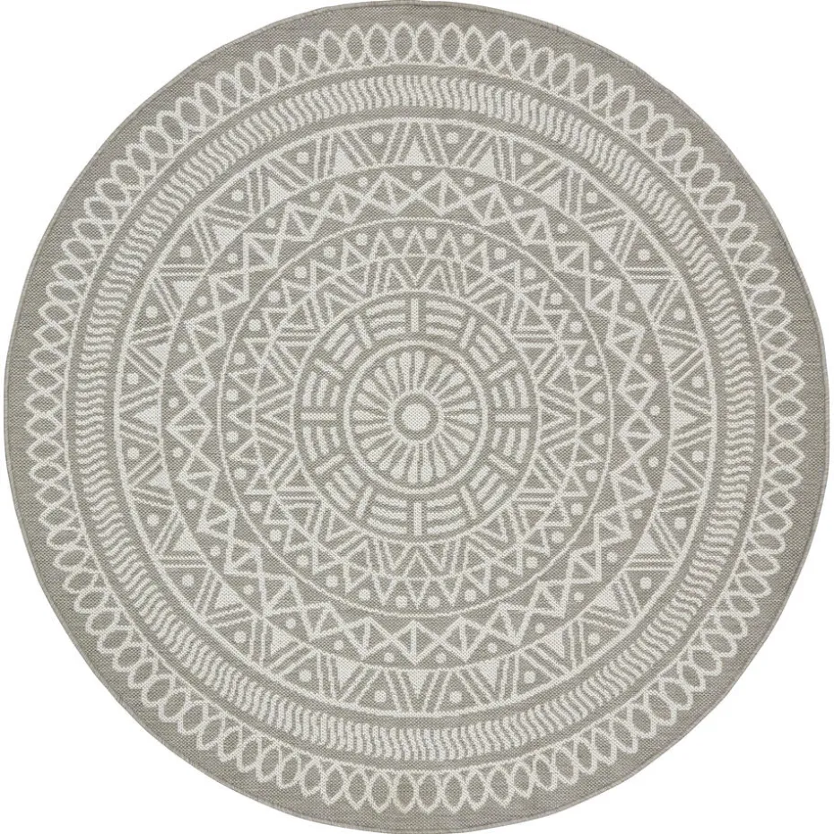 Kwantum Vloerkleden | Buitenkleden | Vloerkleed Rino Grijs LichtGrijs