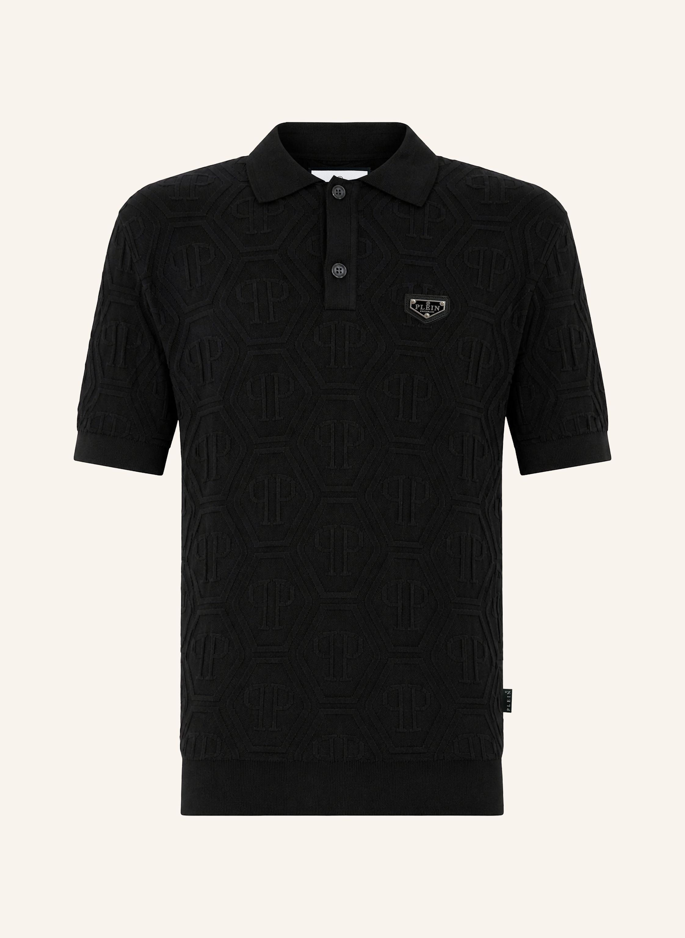 PHILIPP PLEIN Kurzarm-Poloshirt MONOGRAM
