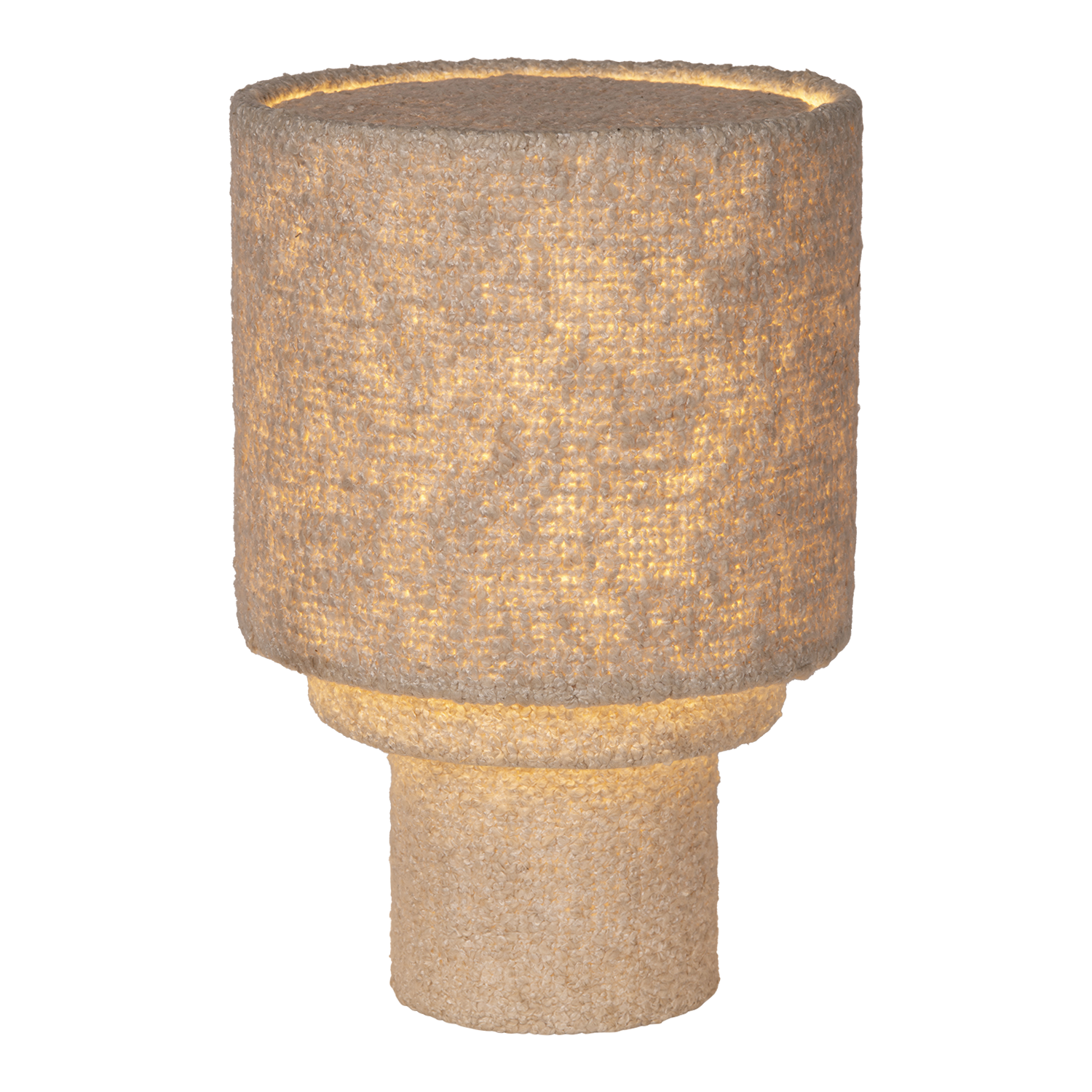 Atmooz Harrison Tafellamp - Bouclé Ø25x41 cm - Woonkamer & Slaapkamer