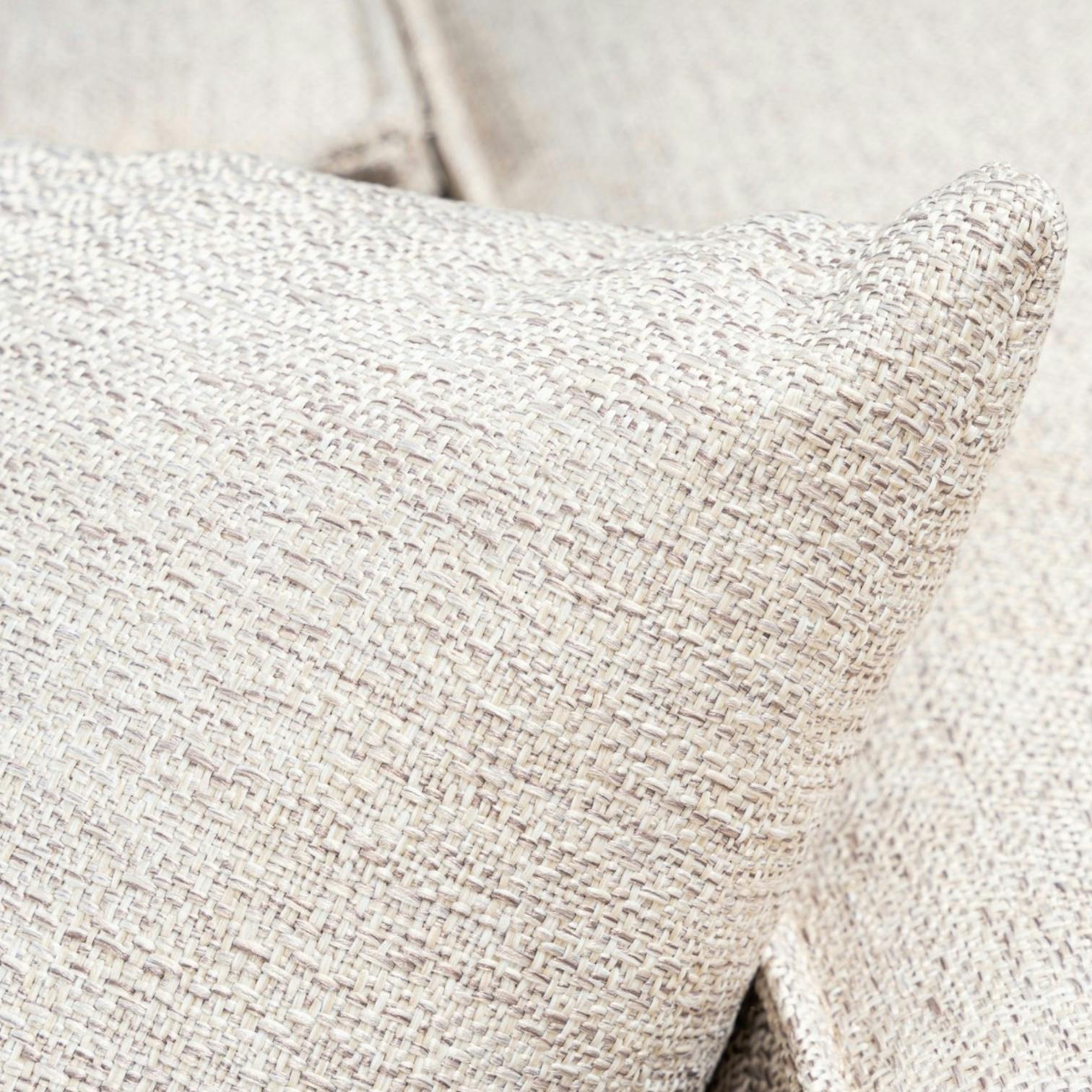 Canapé 3 places sable design coutures apparentes OSTUNI