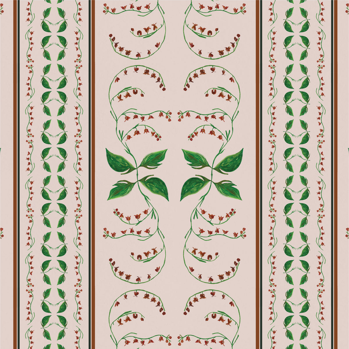 Catchii Behang Floral Vintage beige