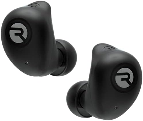 Raycon Fitness Earbuds True Wireless Bluetooth with Built in Mic 54 Hours of Battery IPX7 Waterproof and Charging Case with Talk, Text, and Play Bluetooth 5.2 Portable Sport (Carbon Black)