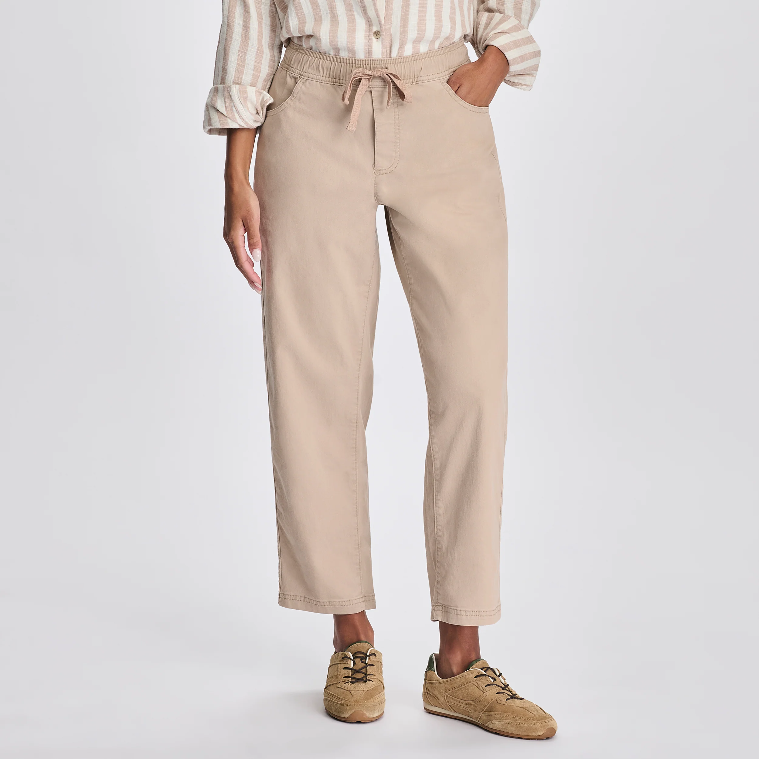 Women's Softened Legend Wash Tie Front Pants