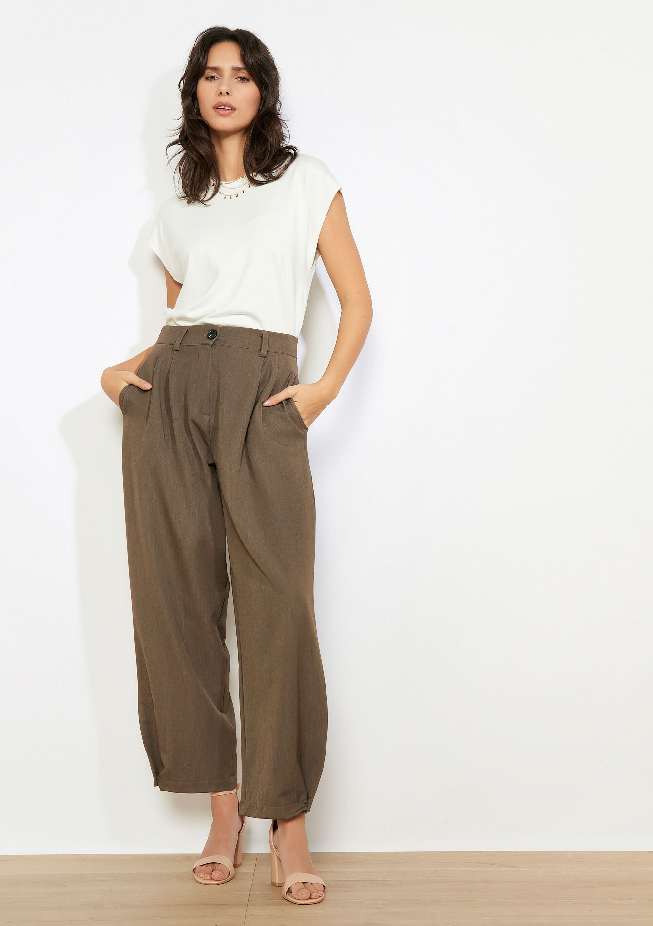 Elegante barrel broek