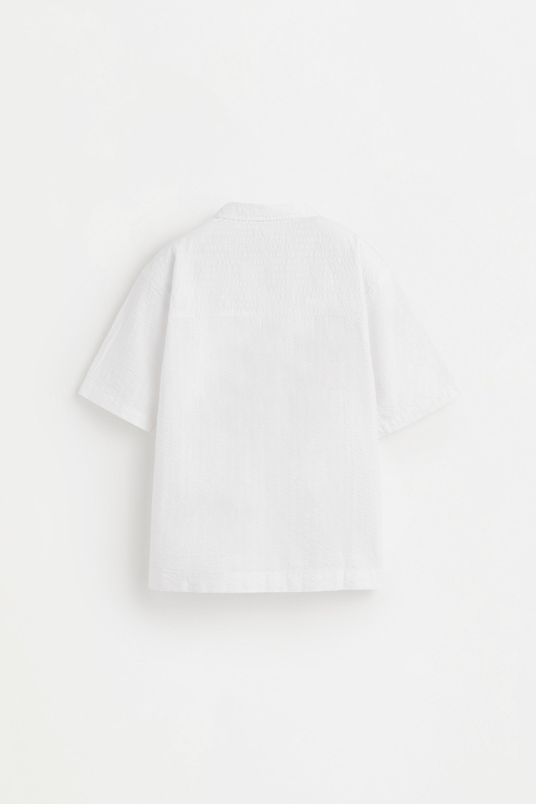 Camisa resort seersucker