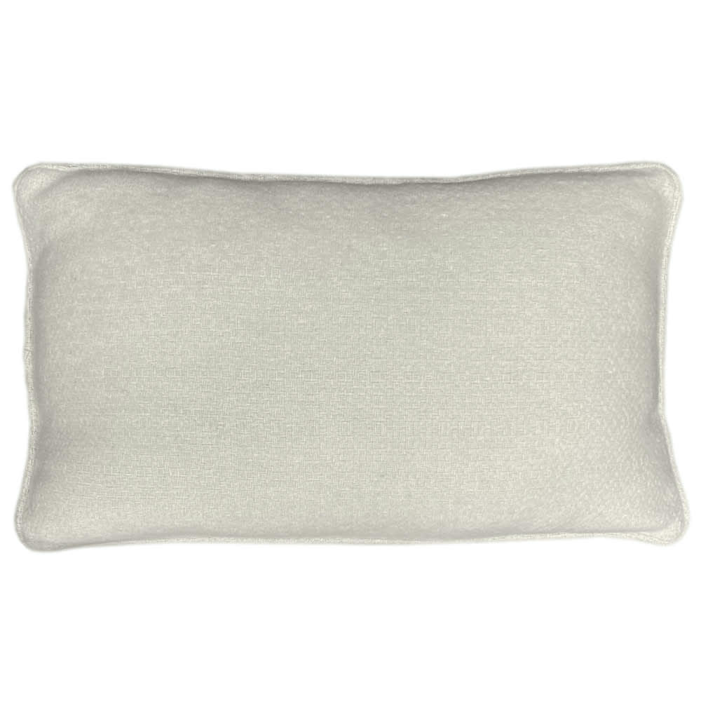 RECYCLÉE - Coussin en laine recyclée blanche 35x60