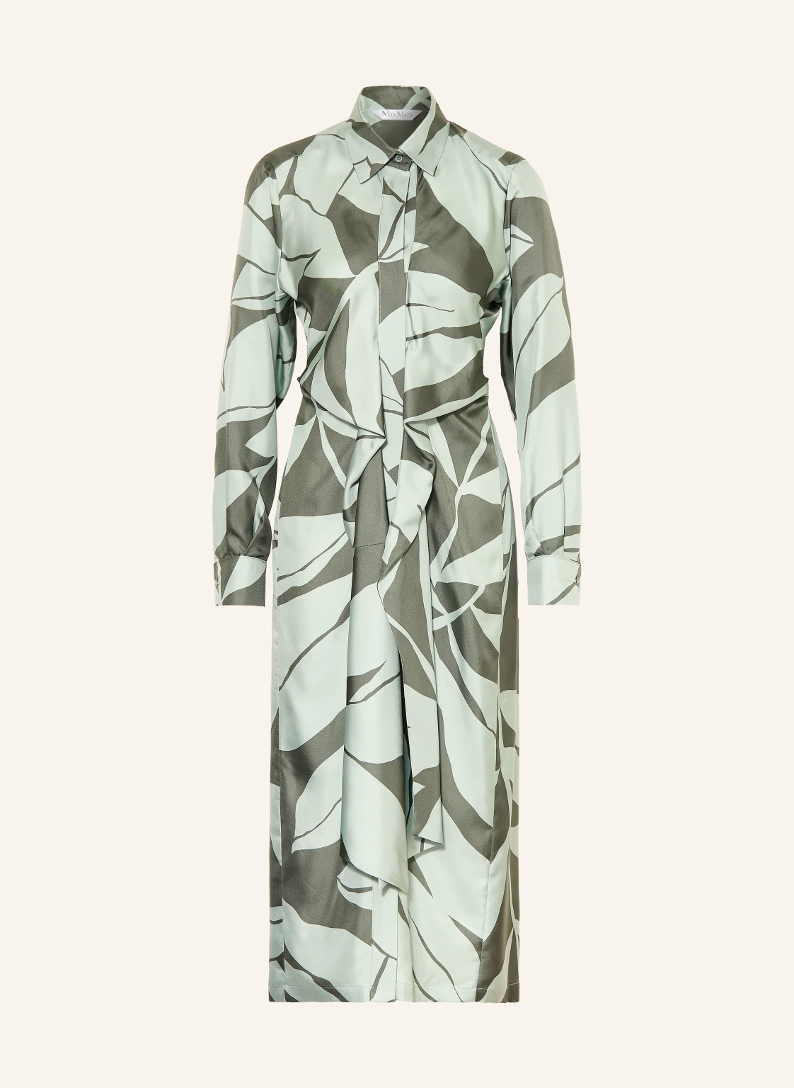 Max Mara Hemdblusenkleid ROBINIA aus Satin