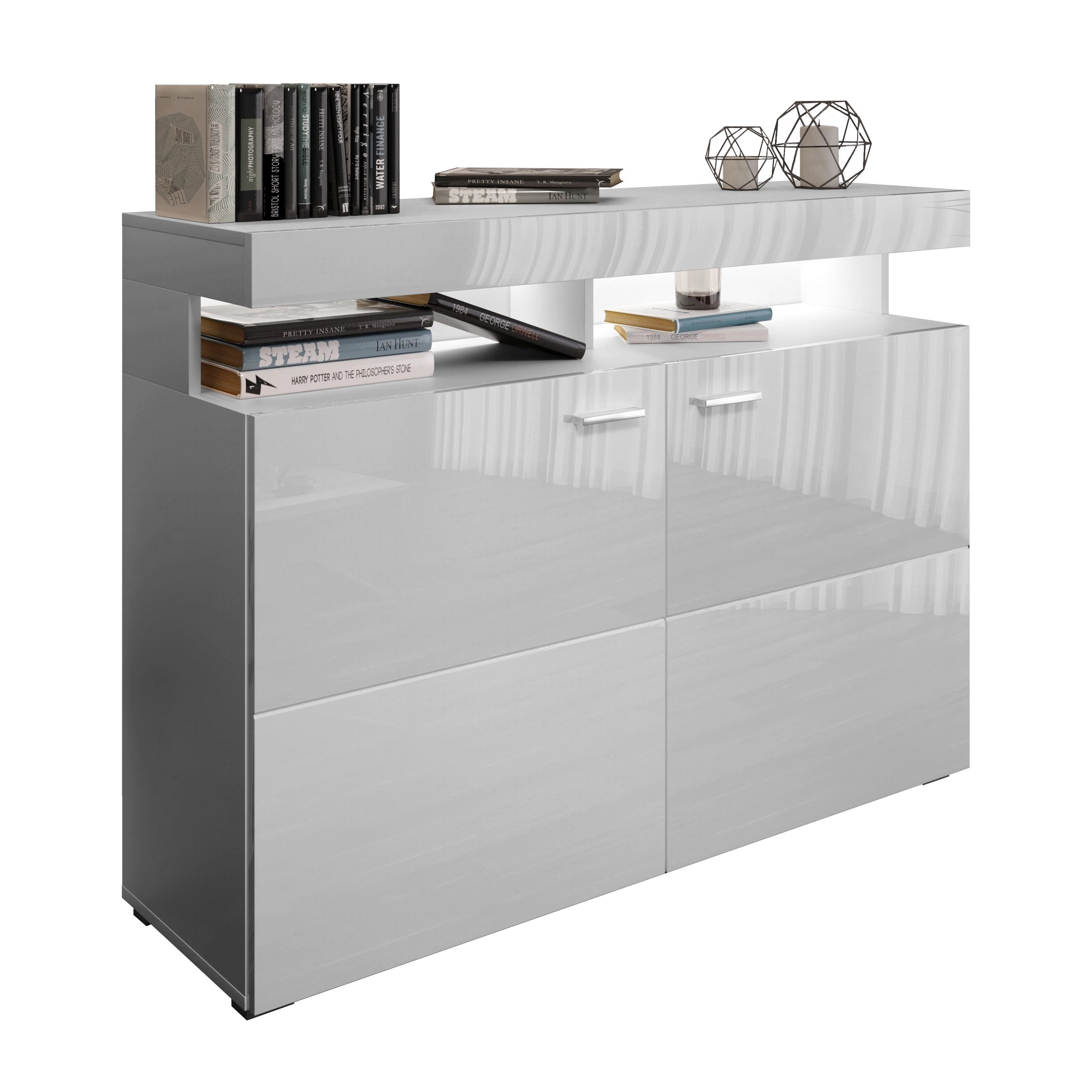 Komoda VANCOUVER W9.862 w wysokim połysku LED