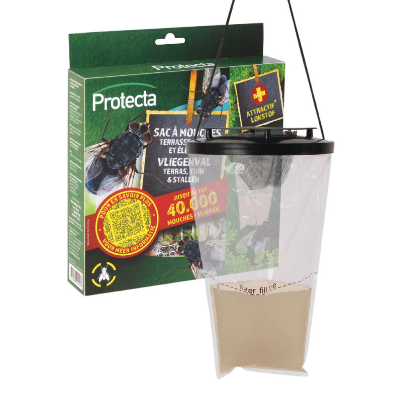 Kit piège à mouches avec appât PROTECTA