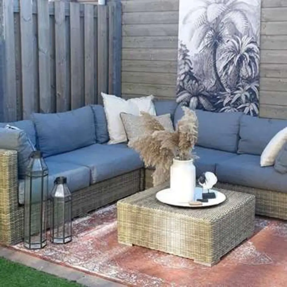 Eva Interior Buiten vloerkleed - Sage- Roest - 160x230 cm