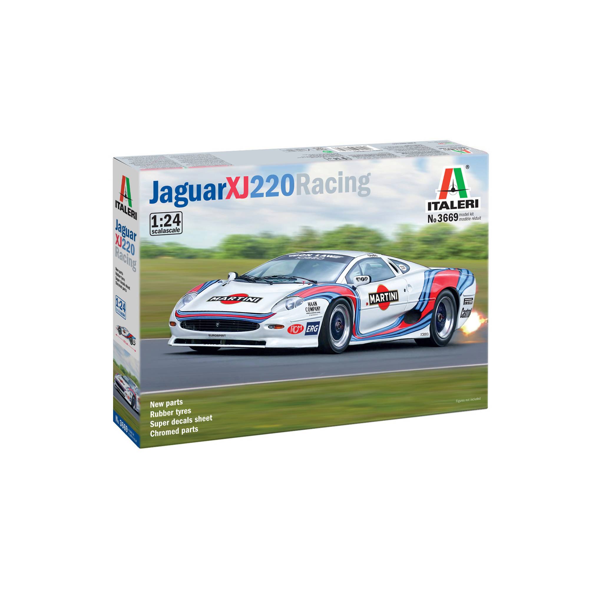 Italeri Jaguar XJ 220 Racing Car Model Kit 1:24