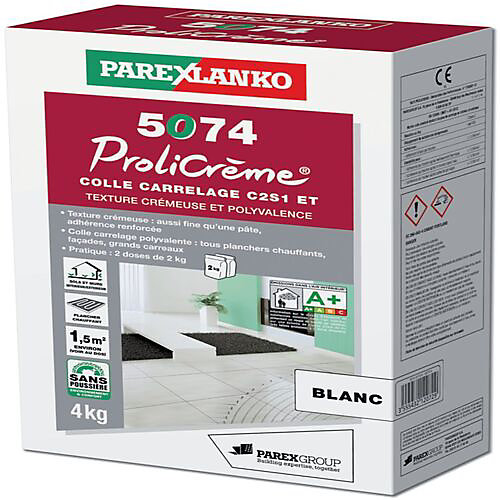 5074 prolicreme 4 kg blanc parexlanko
