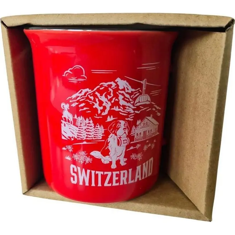 Tasse 12er-Set Switzerland
