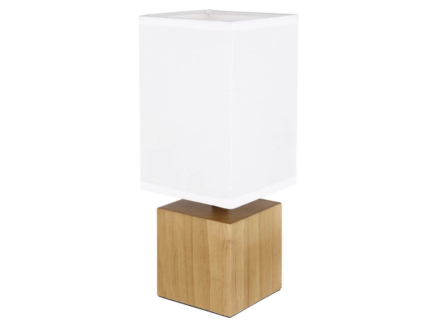 Lampa stołowa Valentino drewniana brązowa