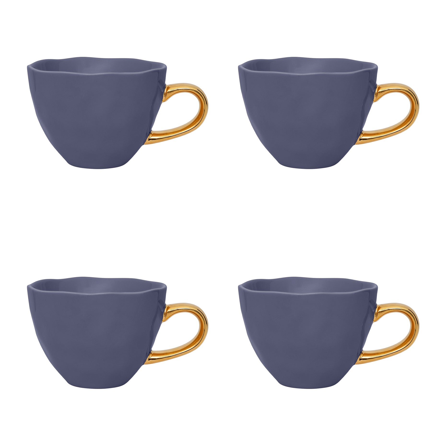 Urban Nature Culture Good Morning Cappuccino / Theekop - Purple Blue -