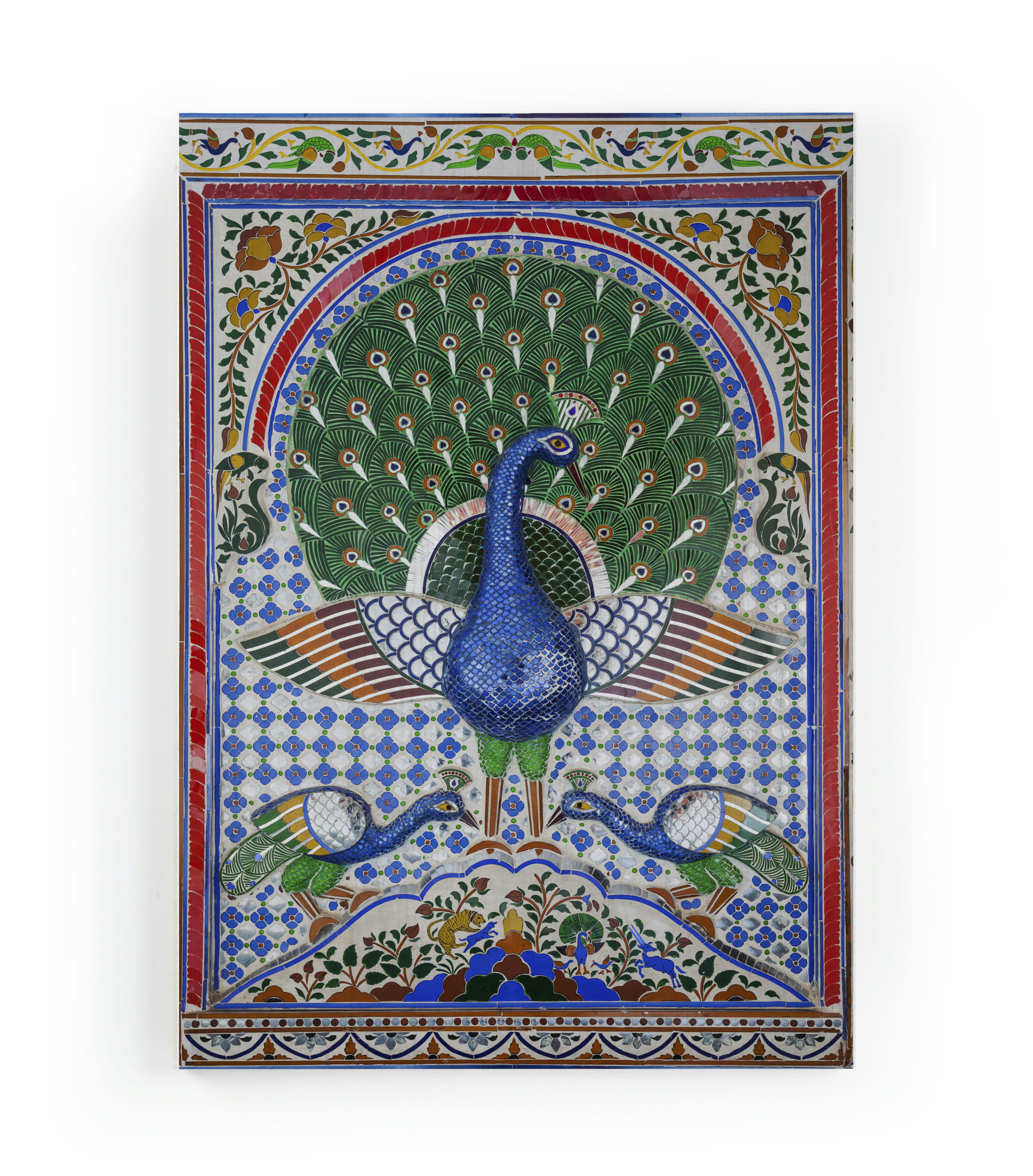 PEACOCK - Peinture sur toile 60x40 imprimé HD paon