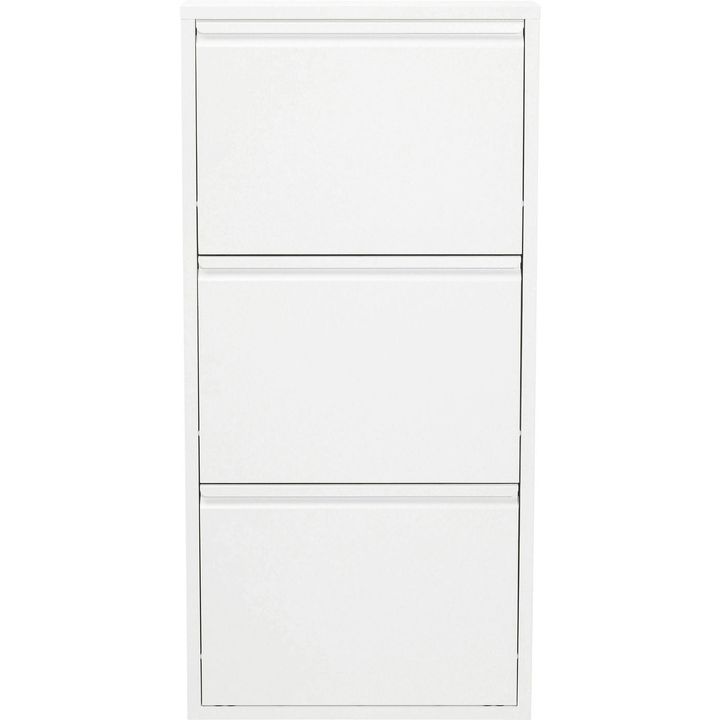 Kare Design Schoenenkast Caruso - wit - 3 laden