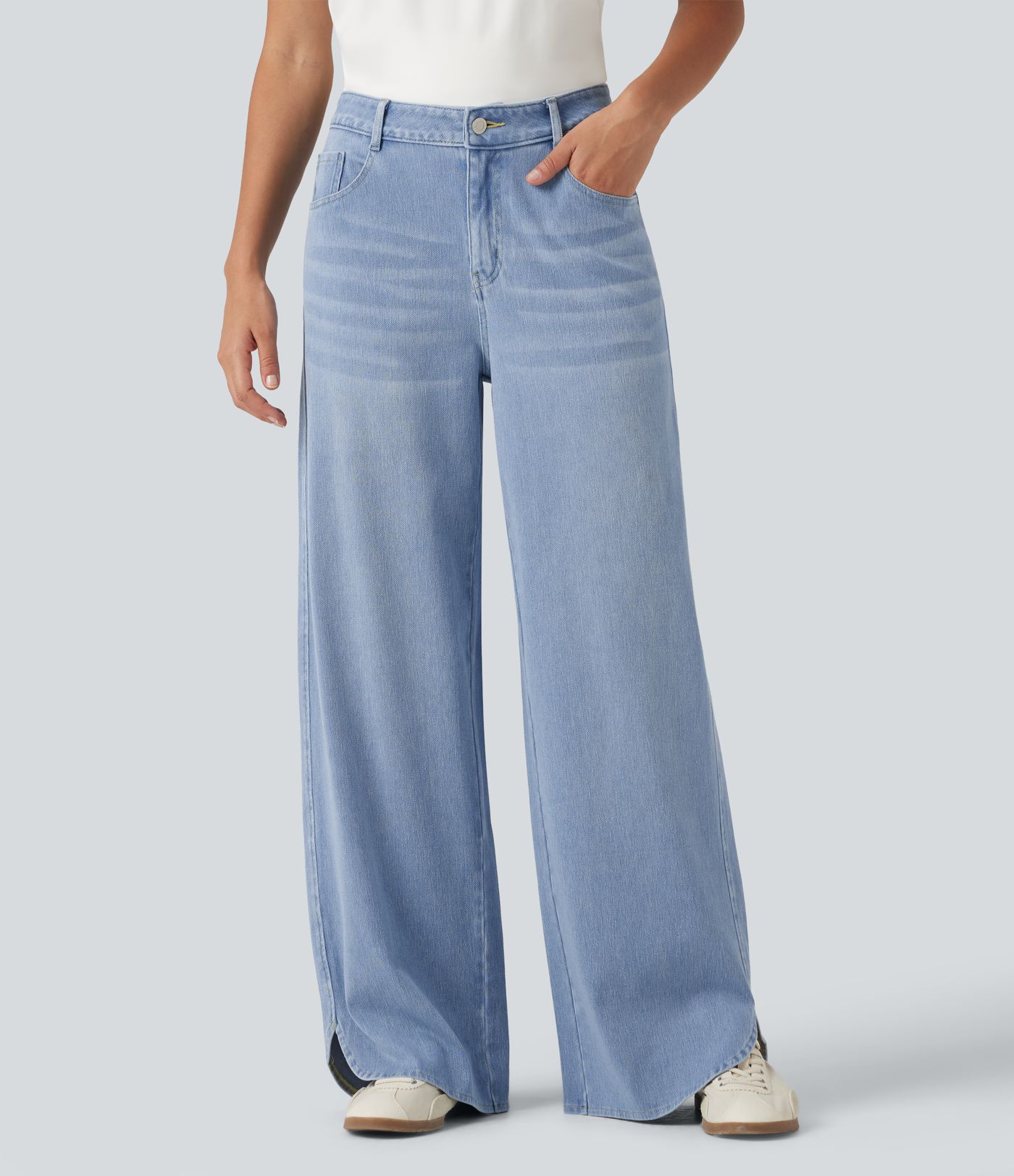 Jean large Halara Flex™ taille mi-haute avec poches