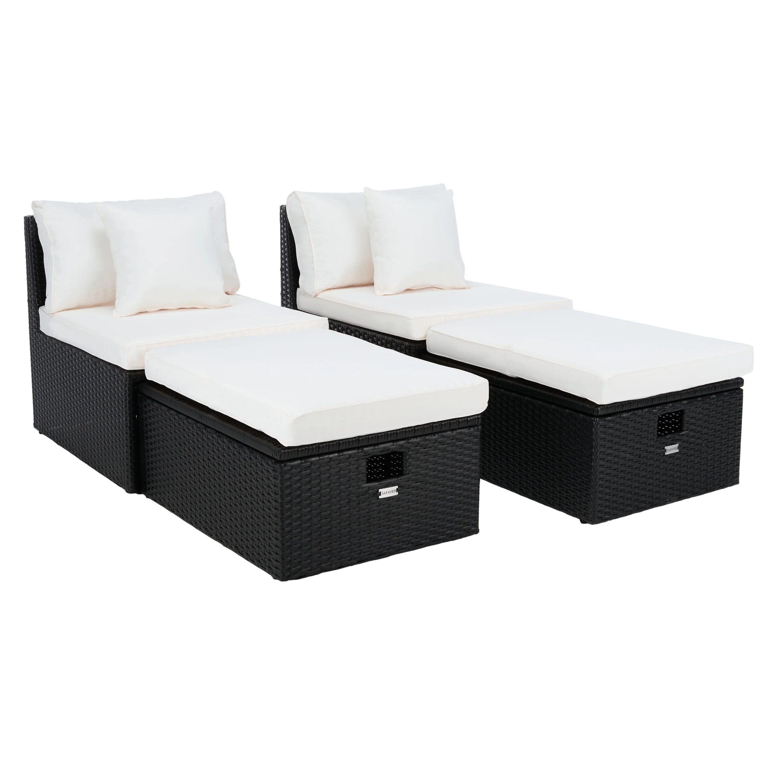 SAFAVIEH Outdoor Pramla Settee - 29W x 23D x 25H