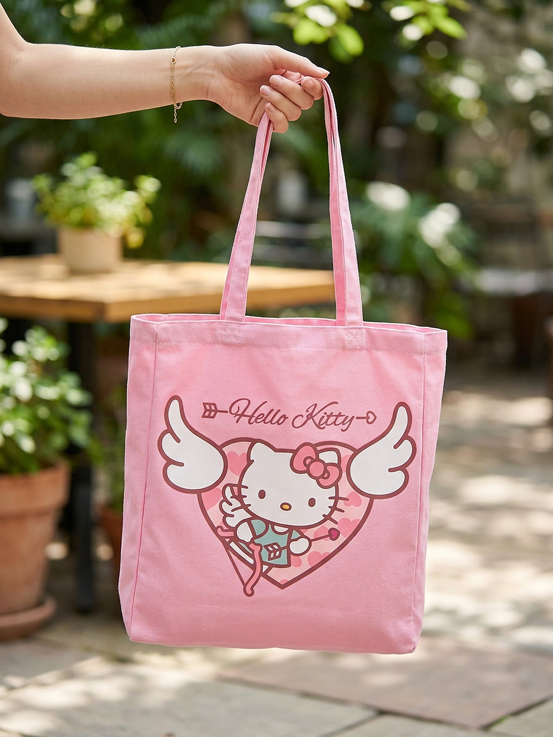 Materiałowa torba shopper Hello Kitty