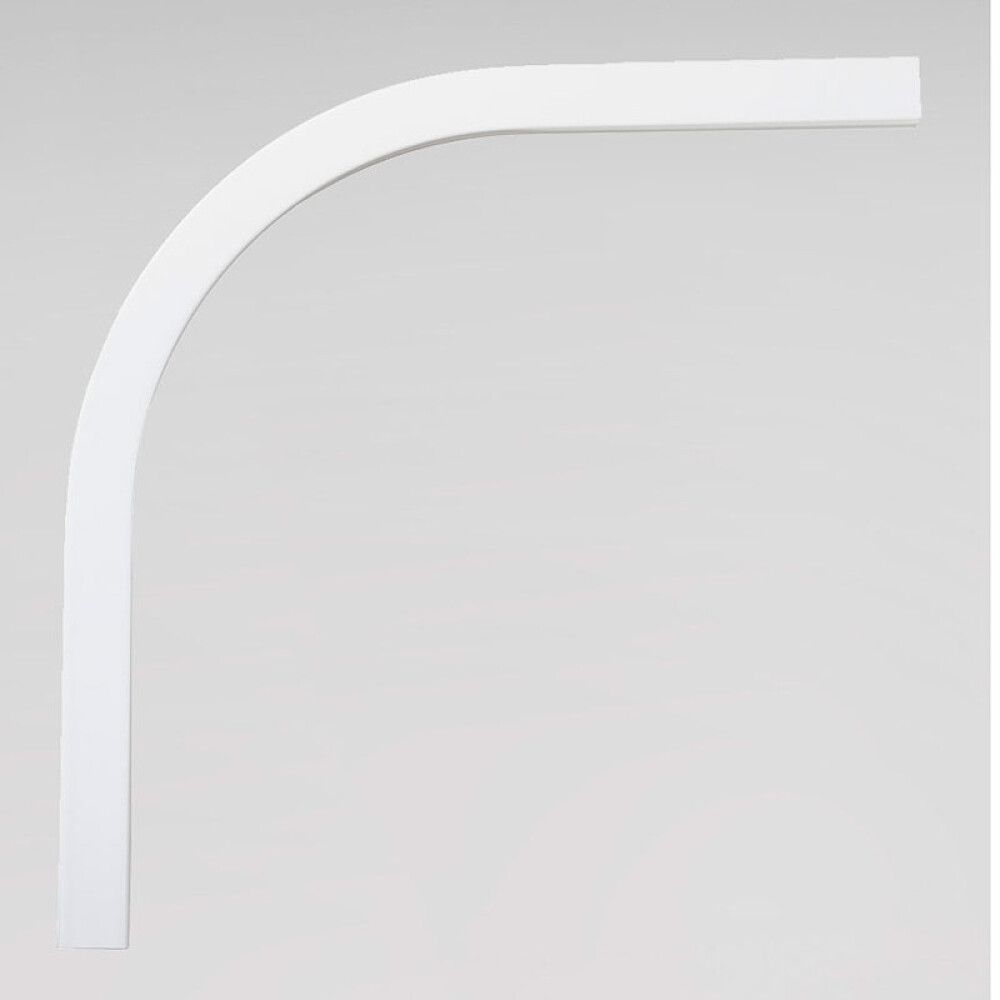 VINKELBØY HASTA FOR U-SKINNE ALUMINIUM