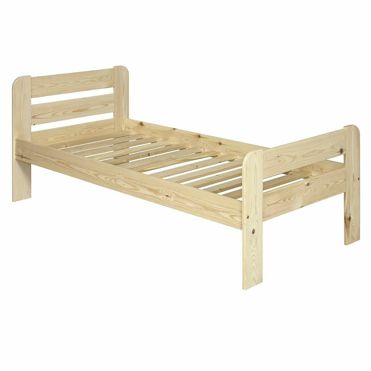 SUNDY - Lit 90x190 cm bois massif