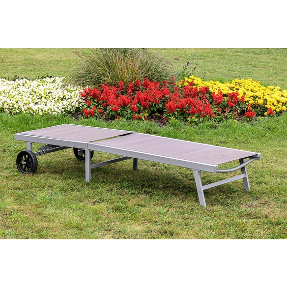 Gartenliege »Tessin«, Aluminium, inkl. Auflage