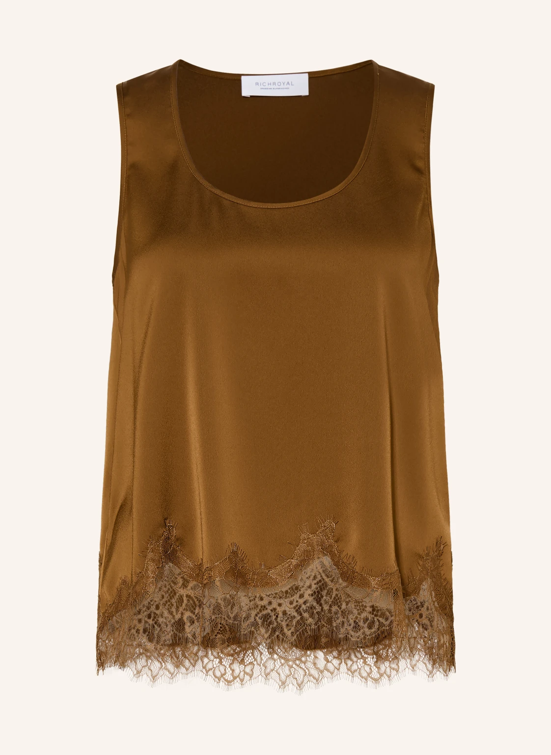 Rich & Royal Satintop mit Spitze
