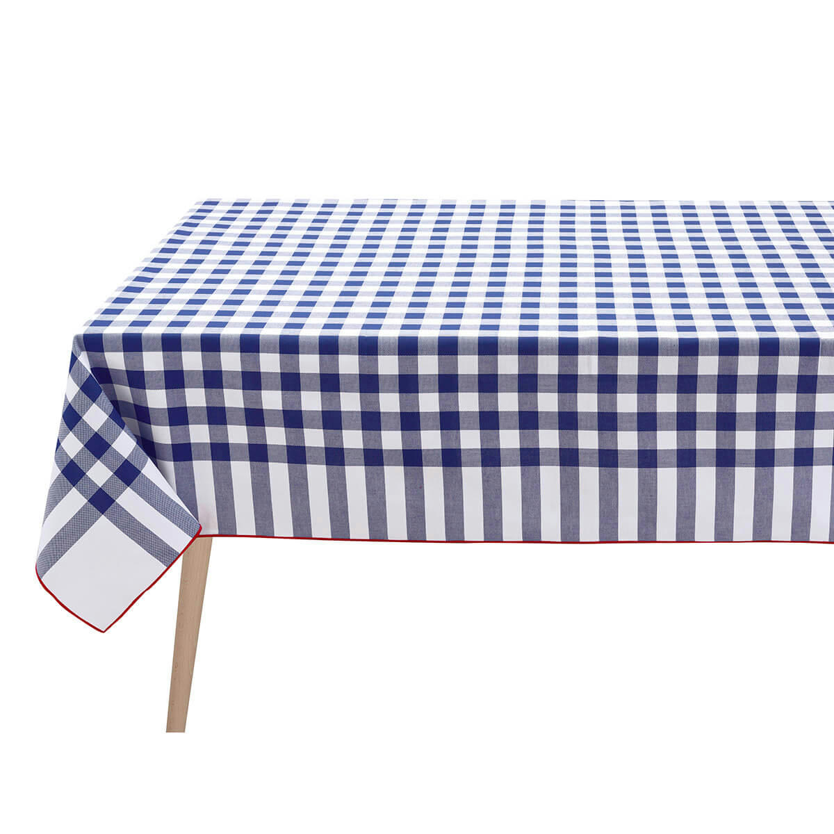 ELYSÉE - Nappe en coton tricolore 150 x 220