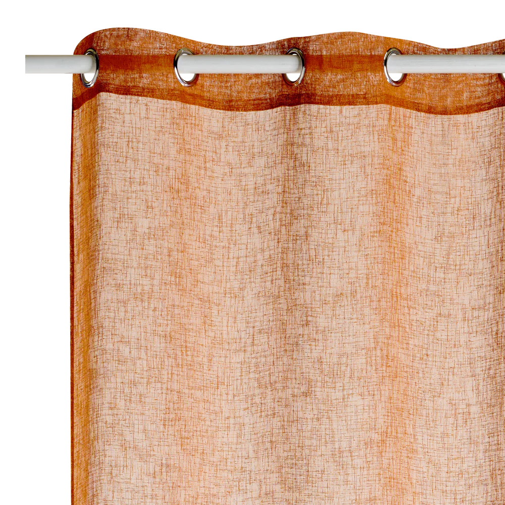 Voilage LIUM coloris ambre 140 x 240 cm