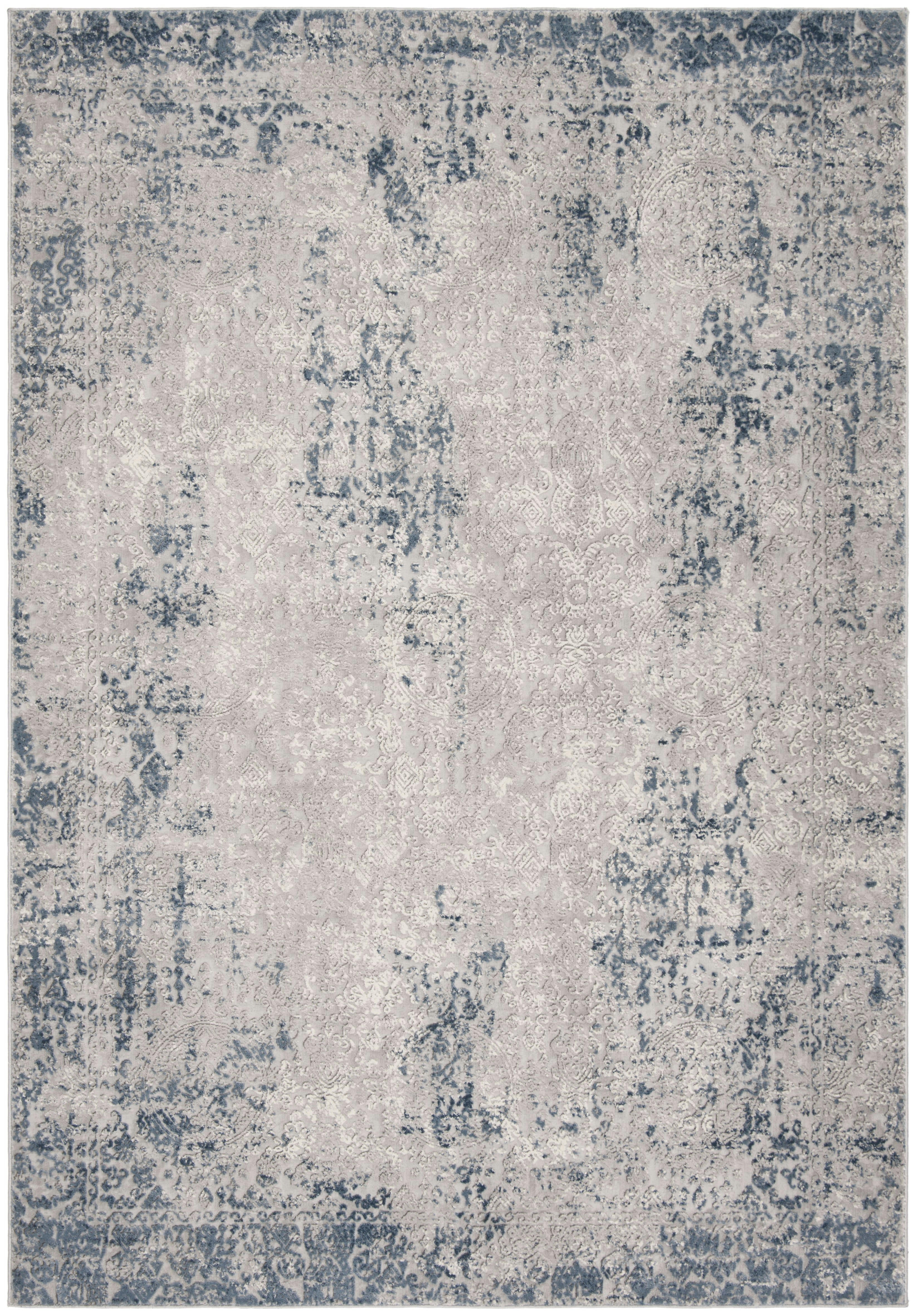 INVISTA - Tapis de salon interieur en gris & ivoire, 122 x 183 cm