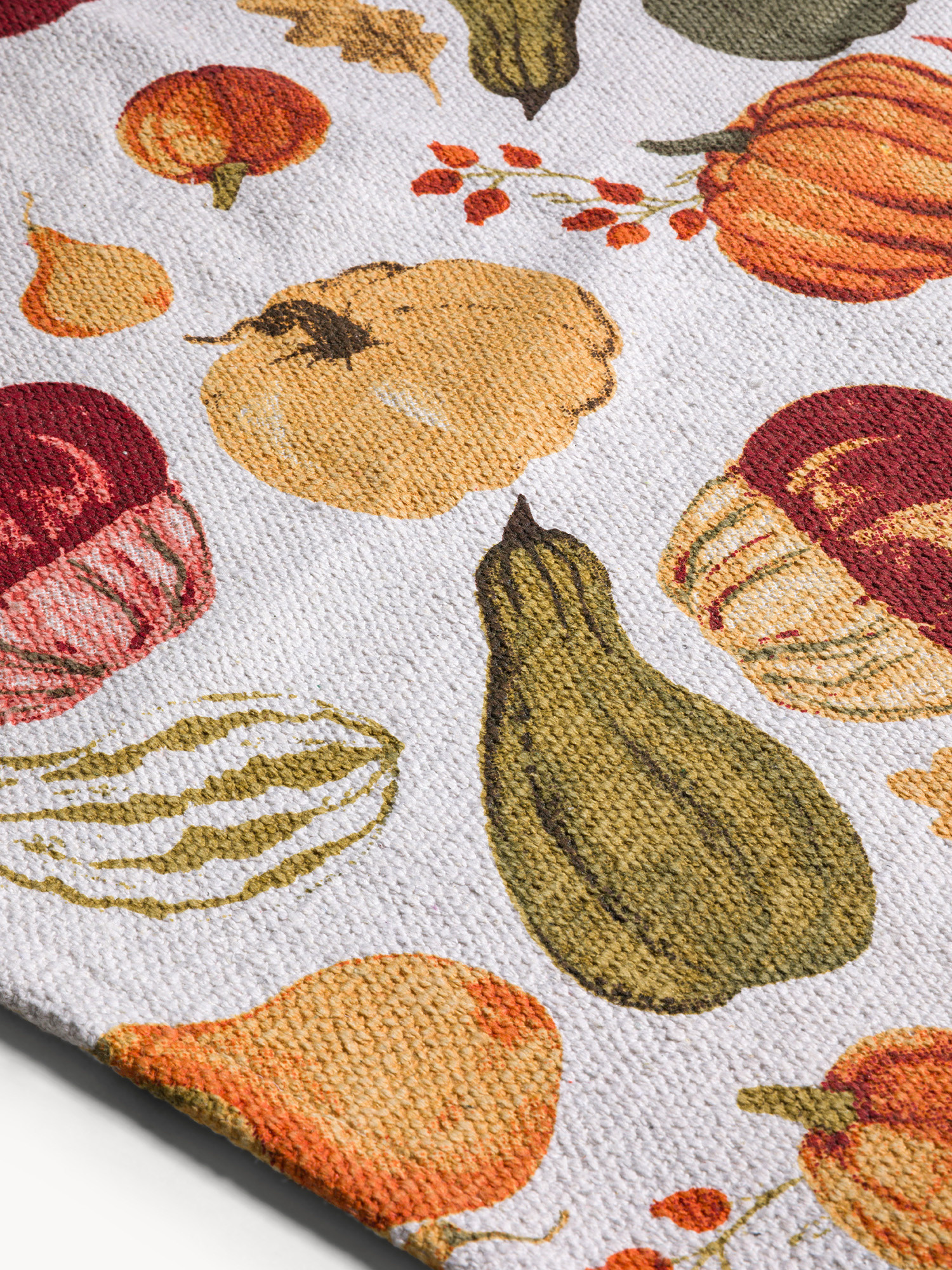 Sottolavello in misto cotone stampa zucche