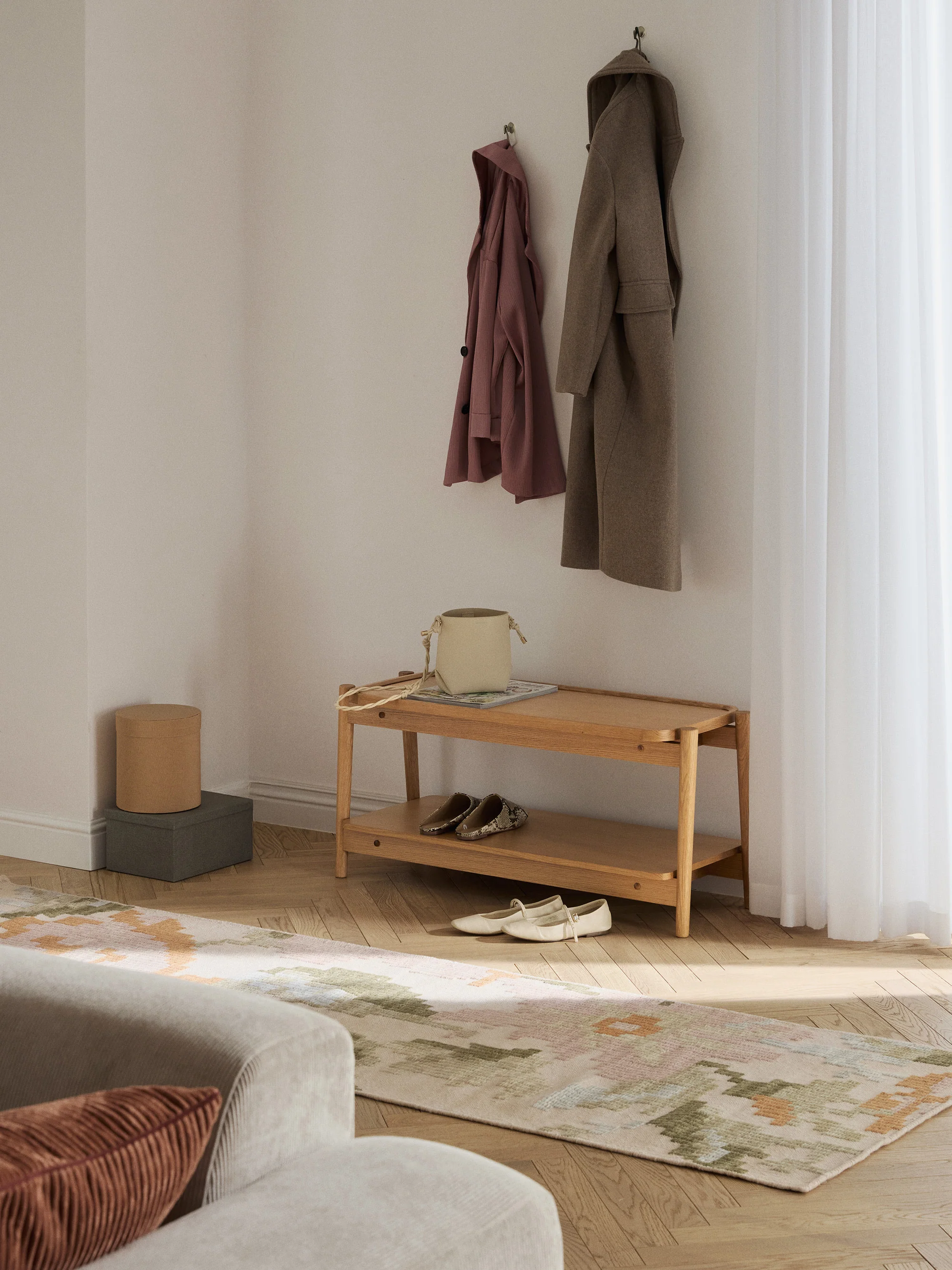 Holz-Schuhregal Libby