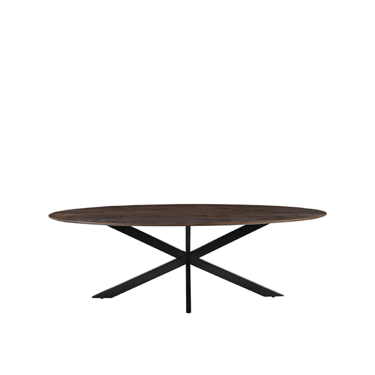 LABEL51 Eettafel James - Donkerbruin Mangohout - 210x100x76cm