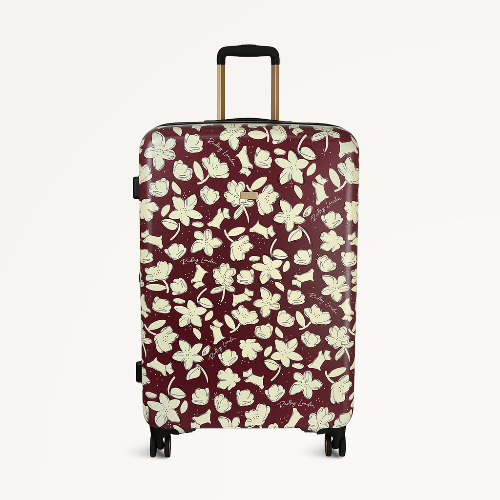 Thrift Floral - 4 Wheel Large Suitcase