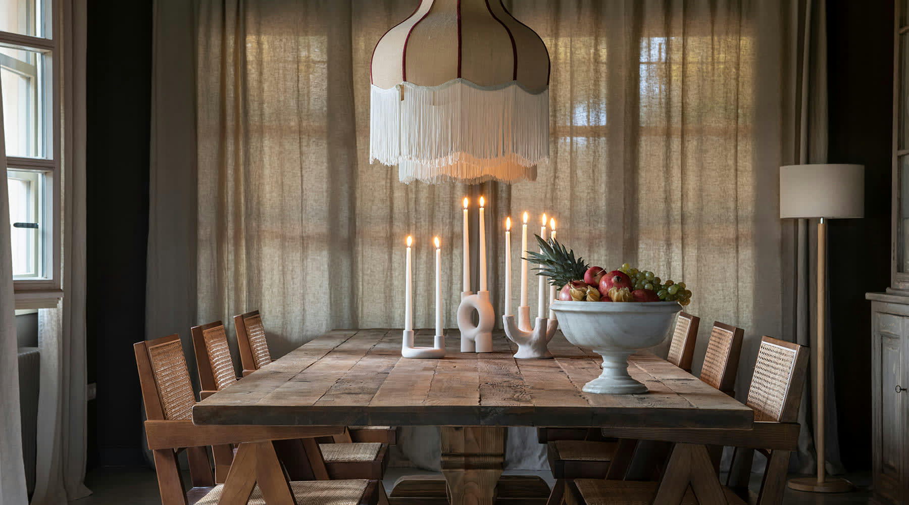 - chandelier céramique écru corallo - 15x6x20 cm